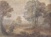 Claude Lorrain Landscape with Tobias and the Angel (mk17) oil painting picture wholesale